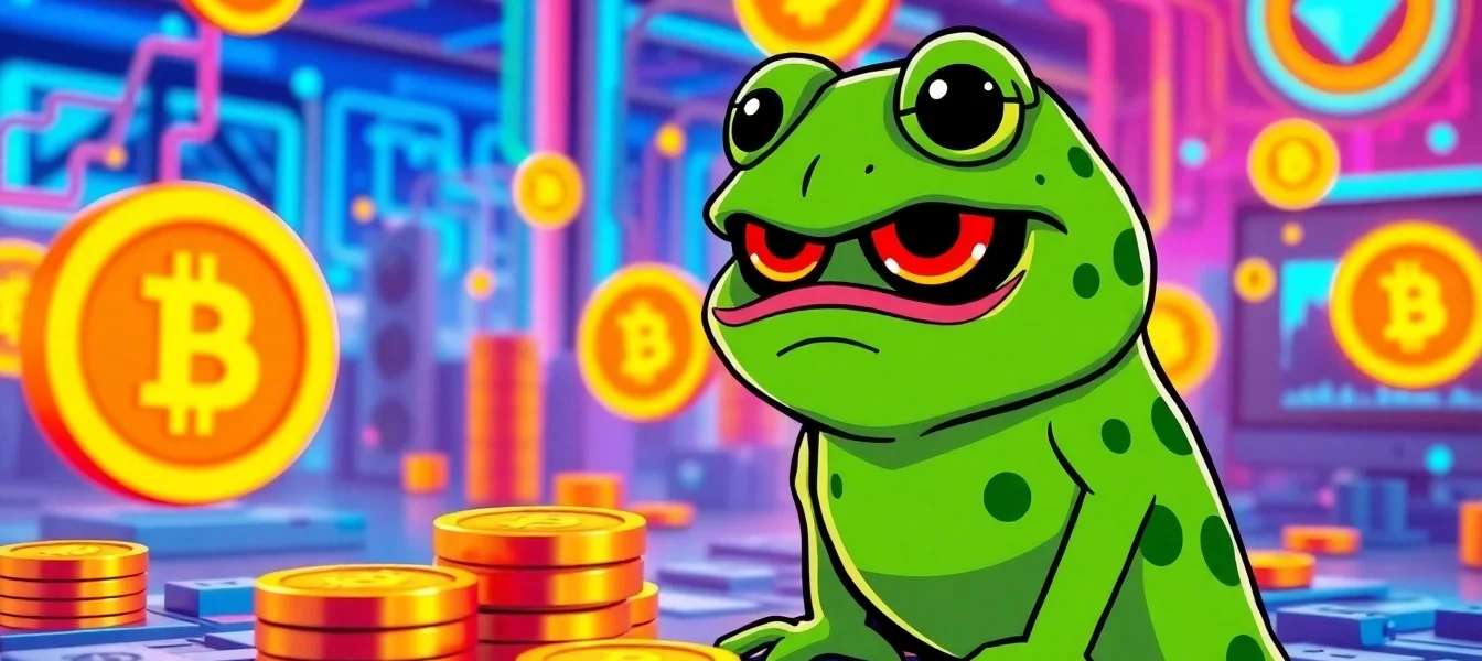 Promote your secure and community-driven Angry Pepe Wallet with a vibrant meme-themed crypto