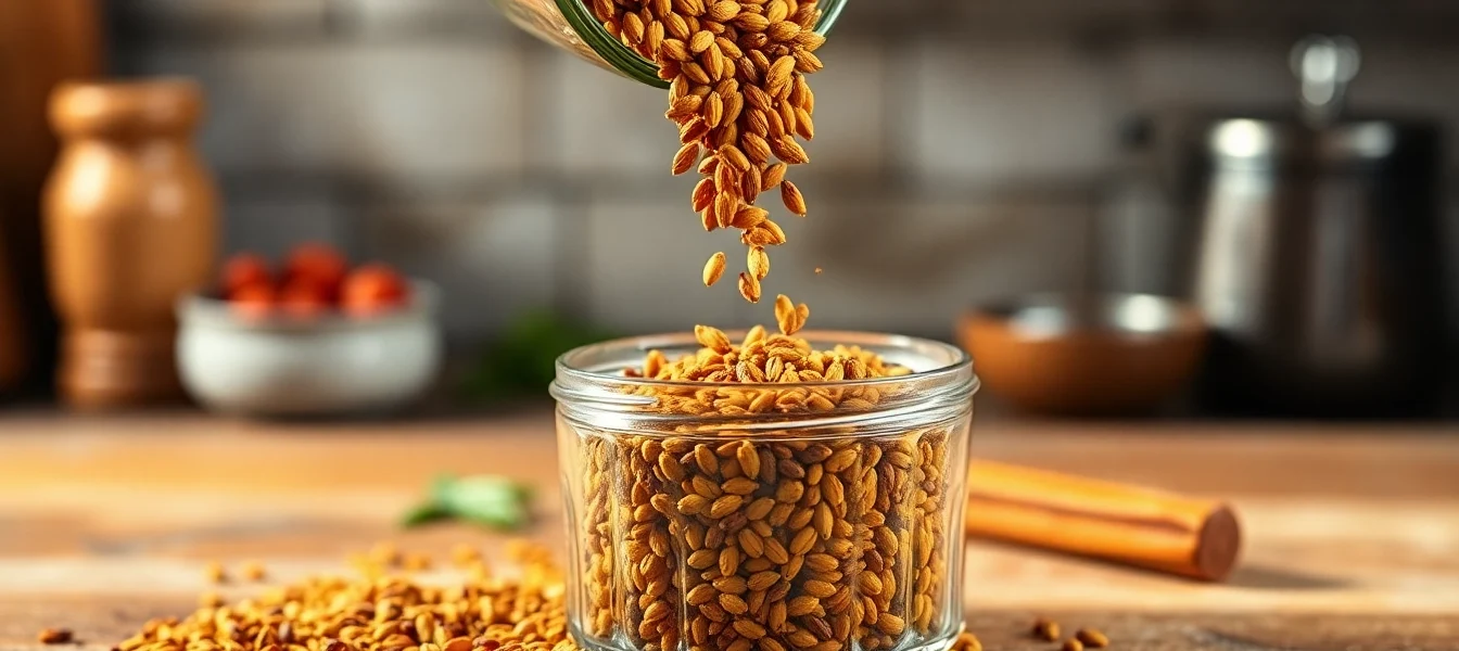Cumin Powder Manufacturing Process Showing Quality Raw Seeds for Superior Spice Quality