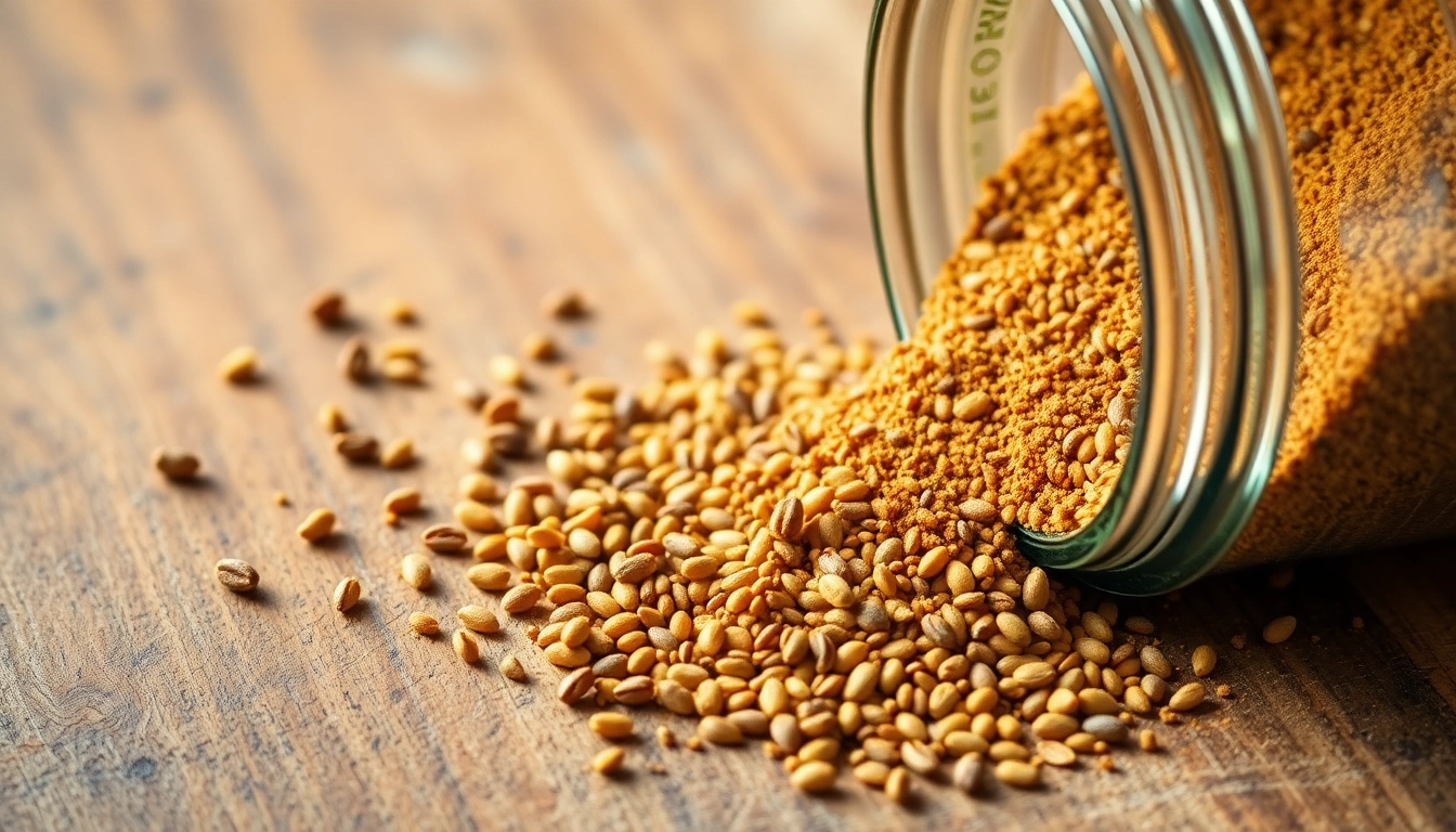High-quality cumin powder is showcased in a traditional spice jar with cumin seeds scattered